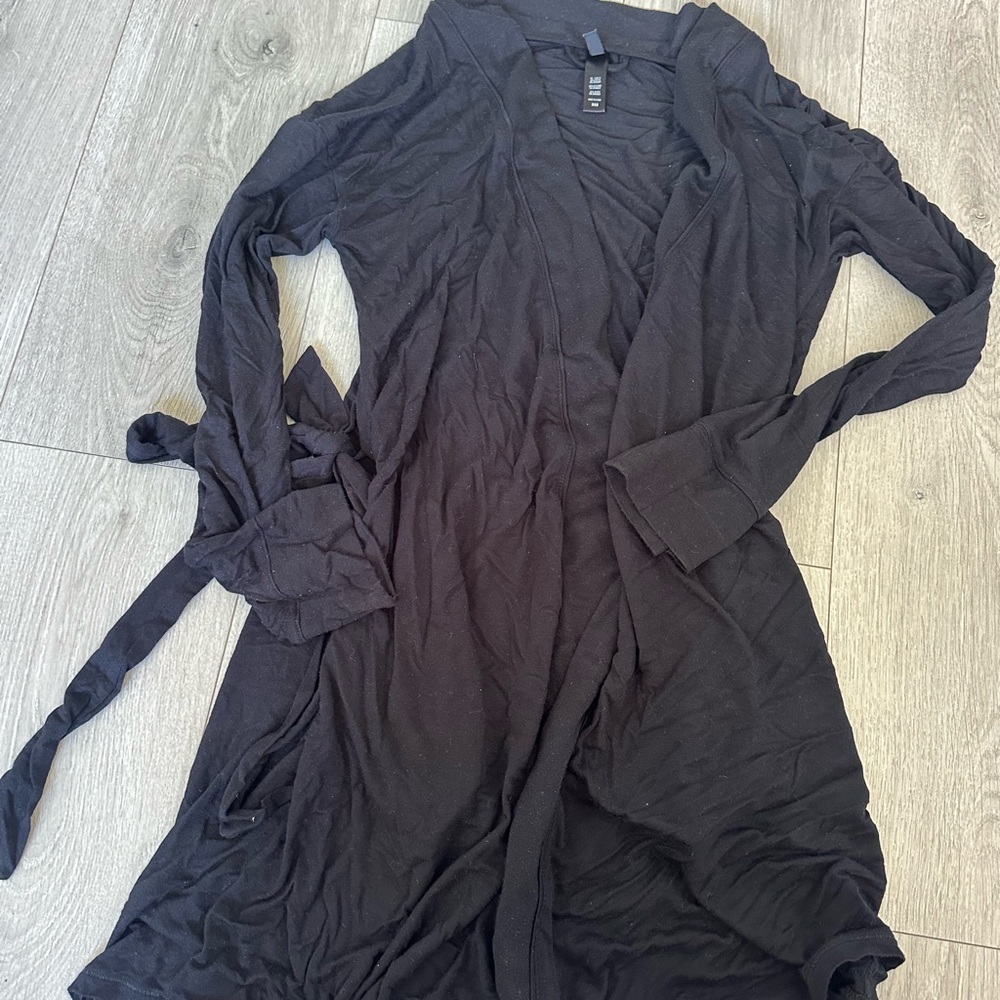 Elegant Black Women's Cardigan
